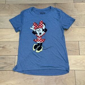 Disney Light Blue Tee with Character Design